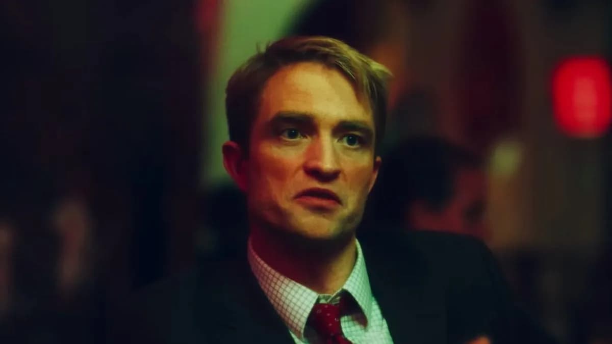 Poster of Primetime featuring Robert Pattinson in a newsroom setting