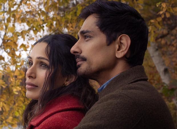 First-look promotional image of Freida Pinto and Siddharth for Netflix series Unaccustomed Earth