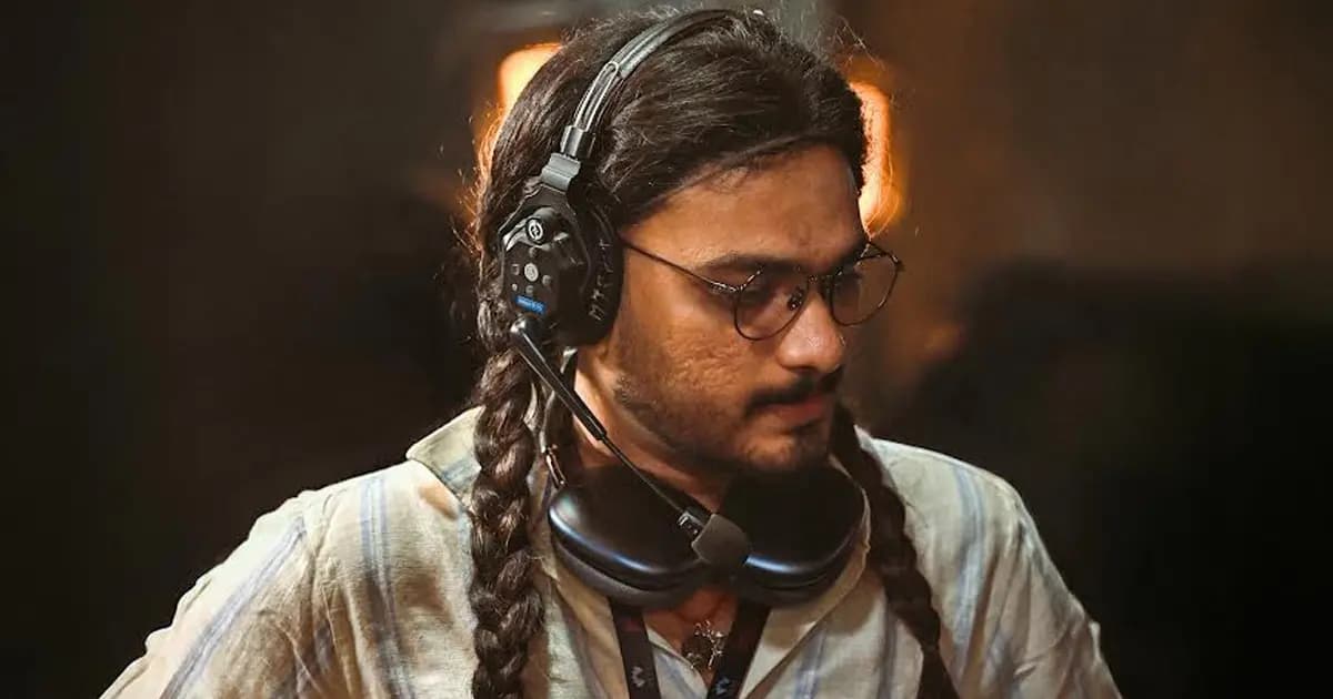 Nani wearing a double braid in a period costume for The Paradise