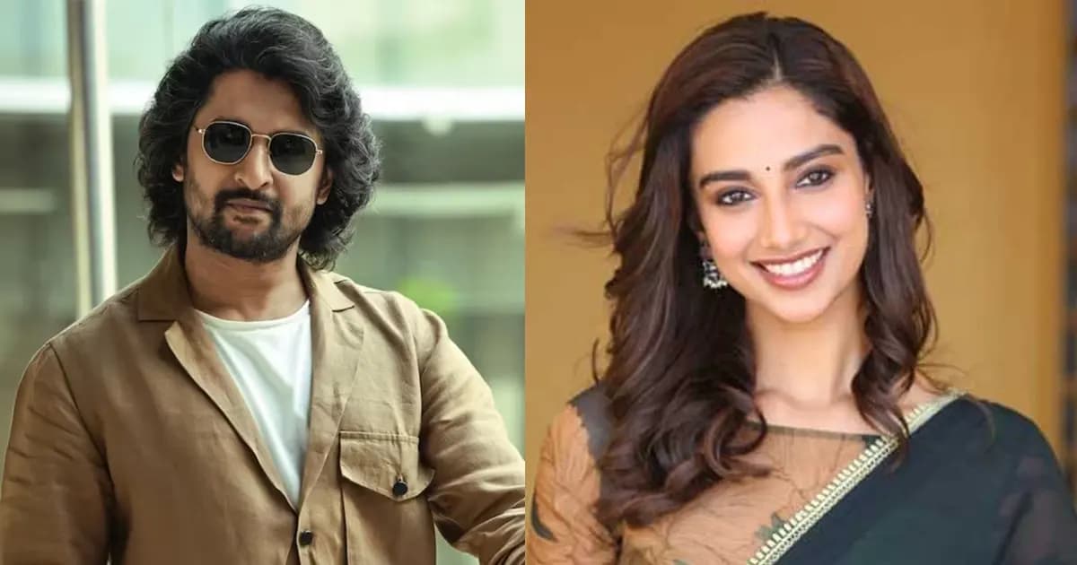 Actors Nani and Meenakshi Chaudhary in separate promotional photos