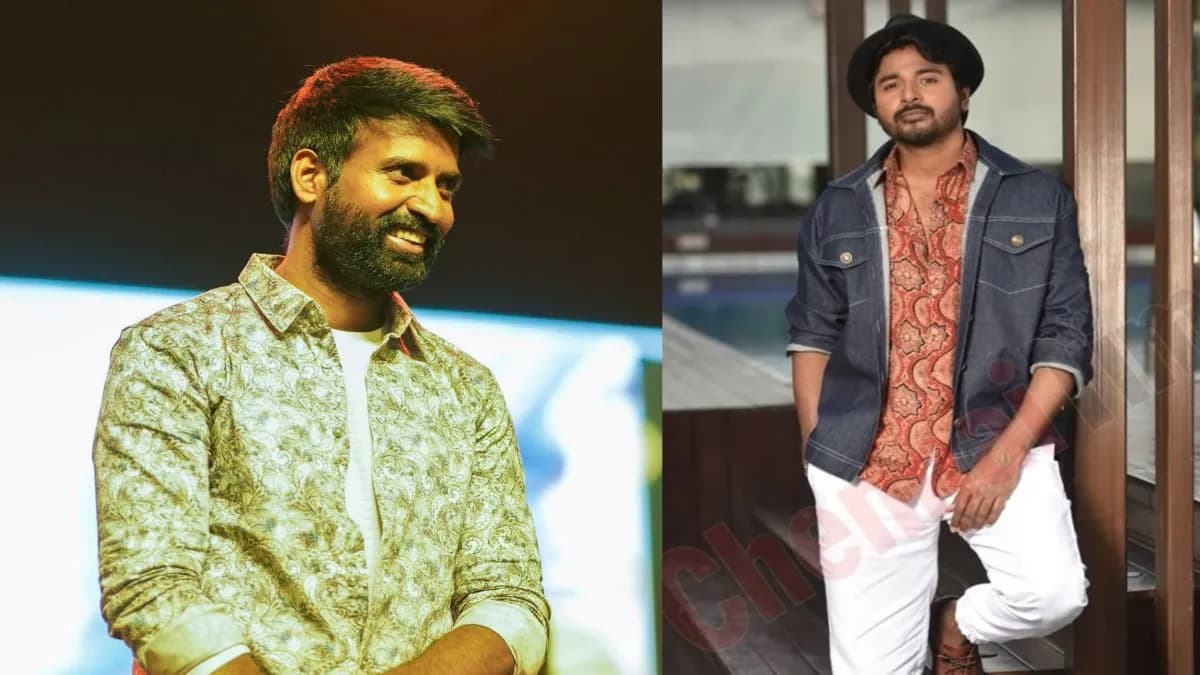 Sivakarthikeyan and Soori pictured together at a Tamil film event