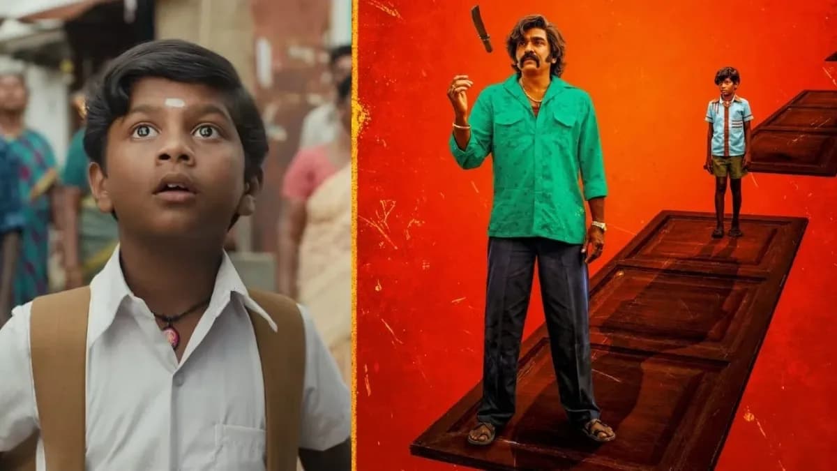 Vijay Sethupathi and Lijomol Jose in a still from the Tamil film Baththa