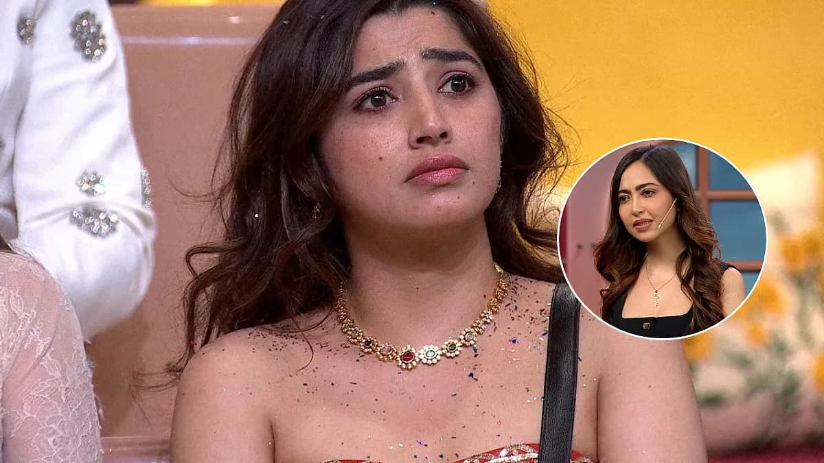 Kaashvi confronting ScoutOP on Bigg Boss 20 Weekend Ka Vaar episode
