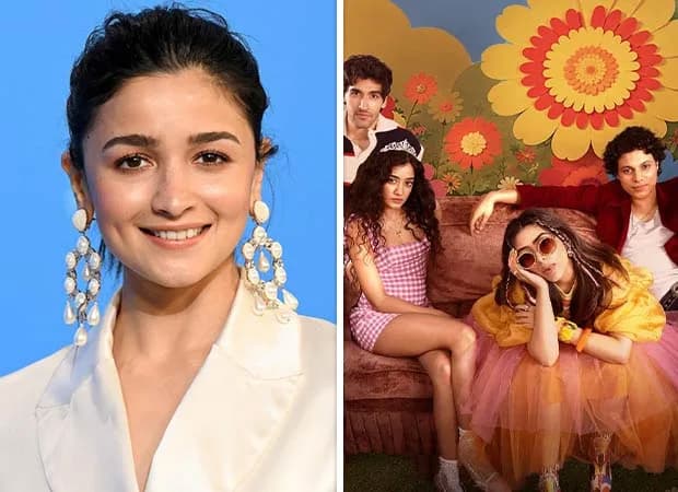 Alia Bhatt on set of ‘Don’t Be Shy’ with debut actors