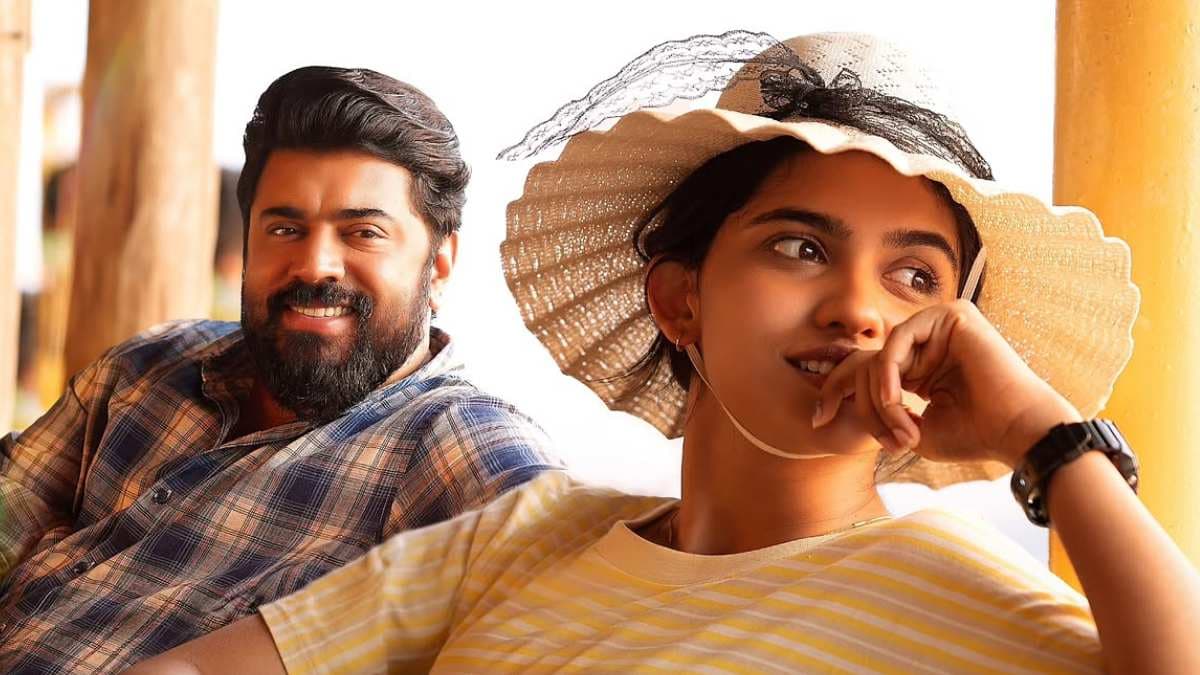 Nivin Pauly and Mamitha Baiju in a still from Bethlehem Kudumba Unit