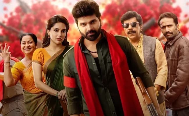 Sree Vishnu and Mahima Nambiar in Comrade Kalyan promotional still