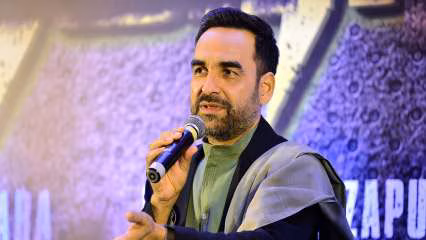 Pankaj Tripathi at a press event announcing his IIFA Digital Awards hosting role