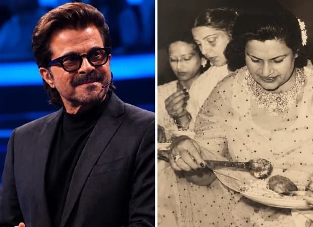 Anil Kapoor smiling on set of India Ke Top 1% game show