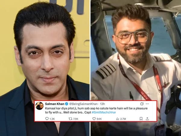 Salman Khan's social media post praising Captain Smit Machchhar