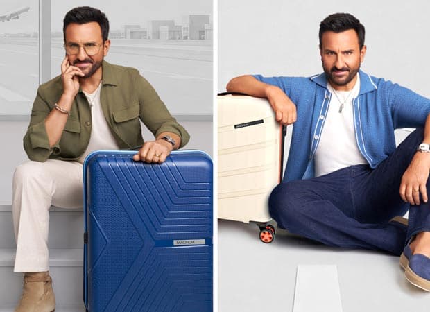 Saif Ali Khan posing for the Magnum by Safari brand ambassador announcement campaign