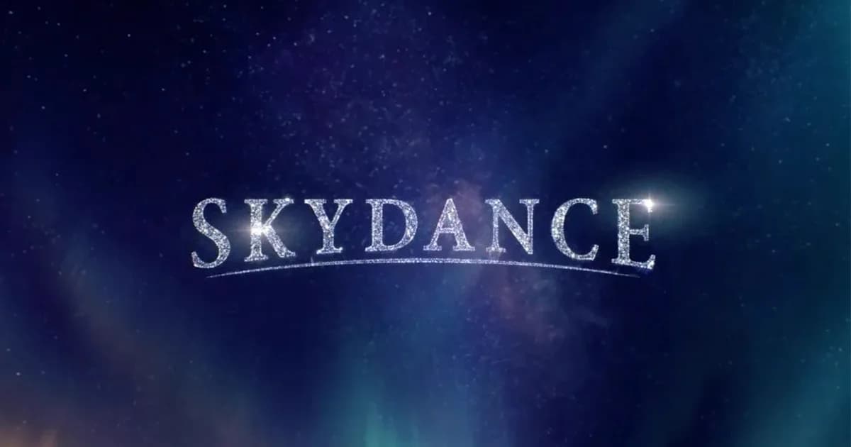 A stylized logo combining the Warner Bros. shield and the Paramount mountain, now overlaid with the Skydance wordmark.