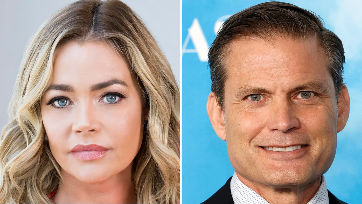 Denise Richards and Casper Van Dien pose together at a film industry event.