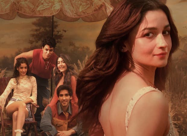 Alia Bhatt dancing with the young cast of Don't Be Shy in the Re Bawri music video set on a college campus