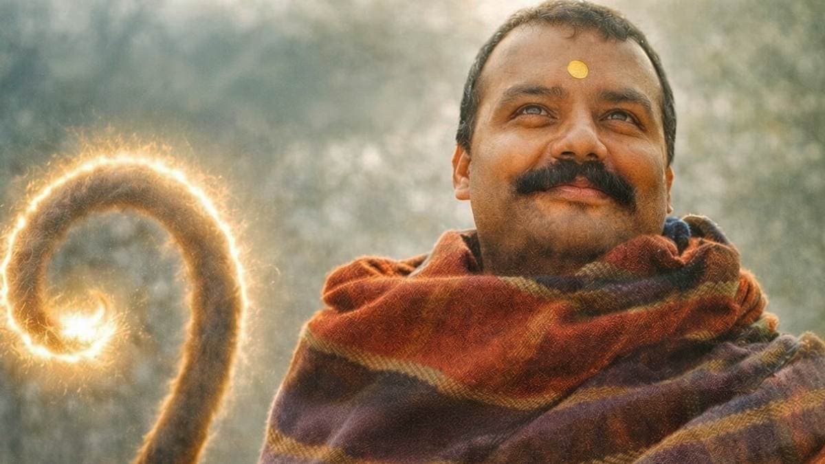 Split box office graphic showing posters of Hanuman Ansh and Mirzapur The Movie alongside collection figures for 2026's top Bollywood releases.
