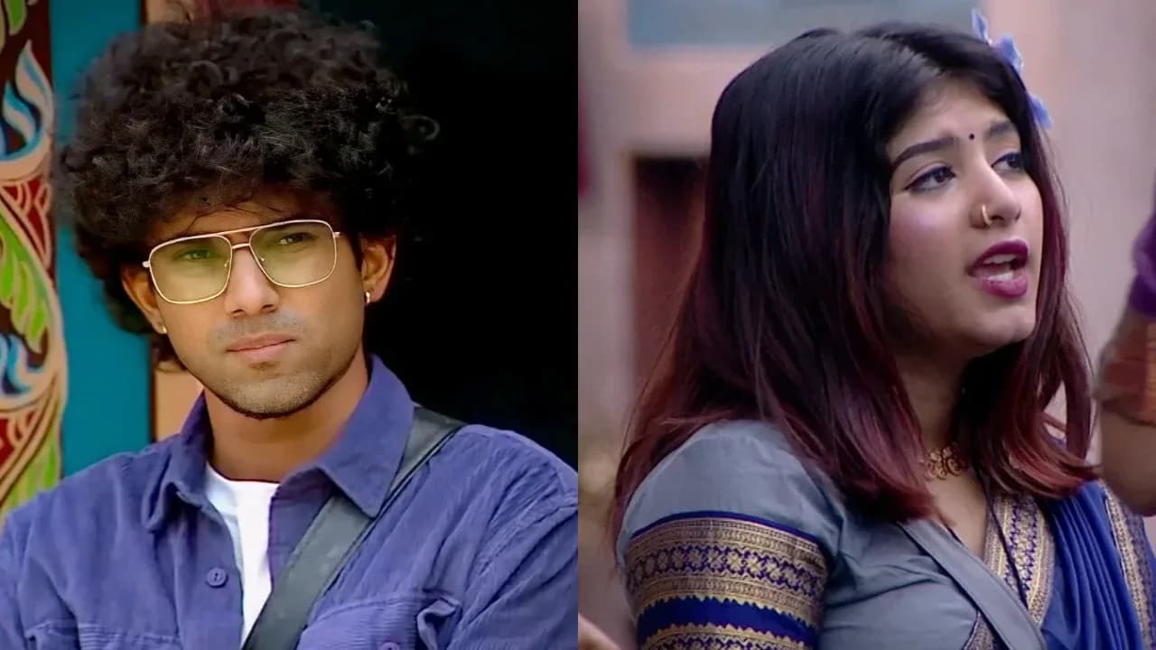 Tashi Raj looking conflicted during a conversation with Mridula Vijai in Bigg Boss Malayalam Season 8.