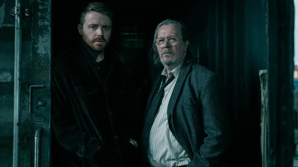 Gary Oldman as Jackson Lamb in a promotional still from Slow Horses season 6 on Apple TV