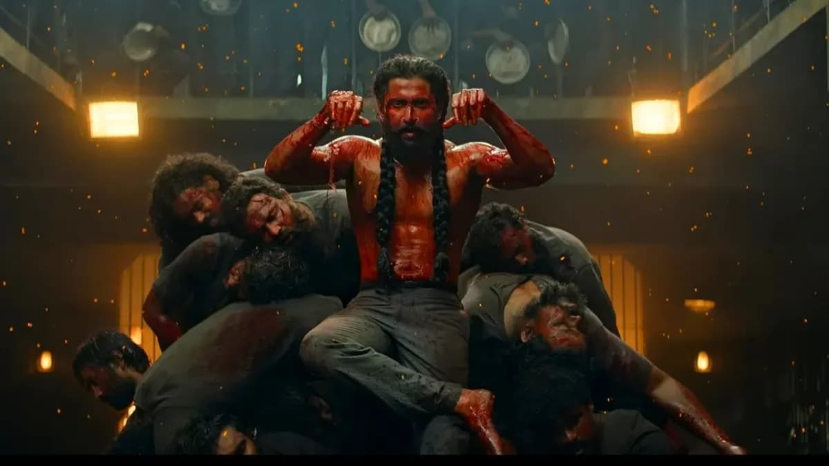 Nani in a still from The Paradise, directed by Srikanth Odela