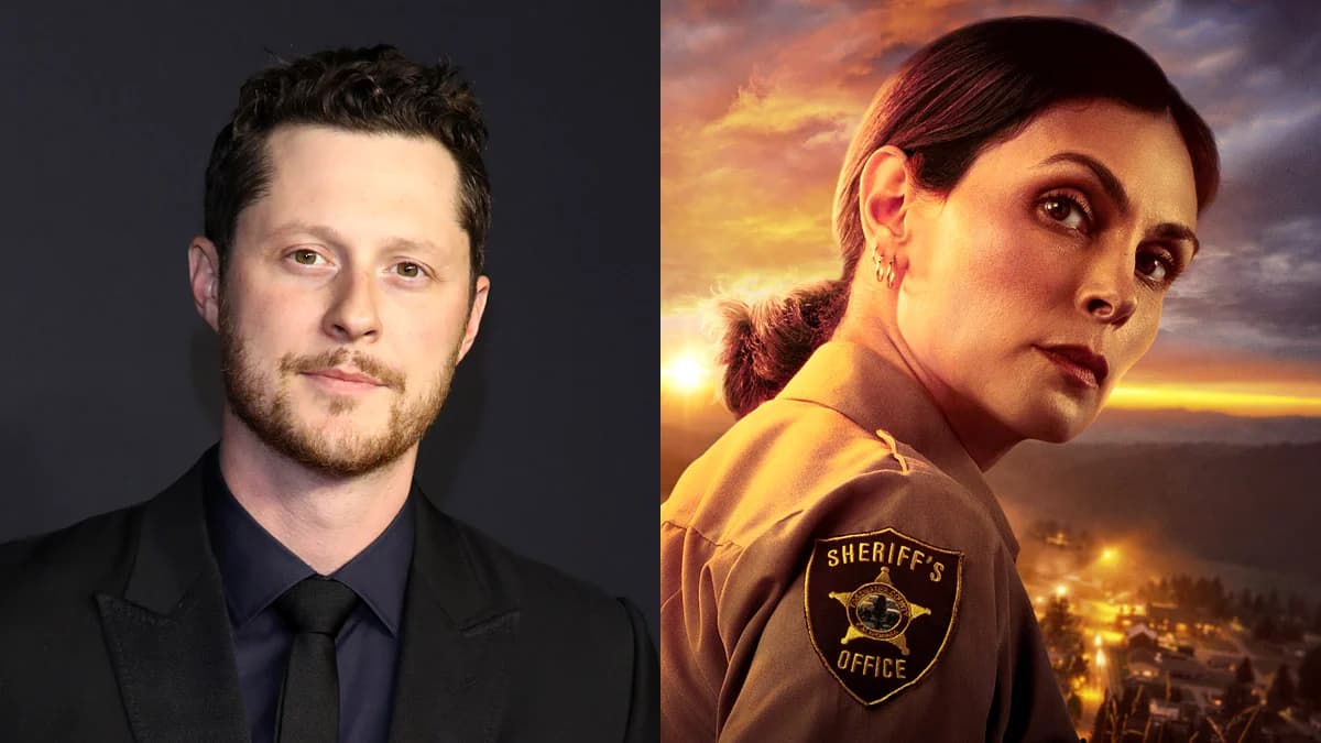 Noah Reid at a public event, promotional image used in reporting on his Sheriff Country casting