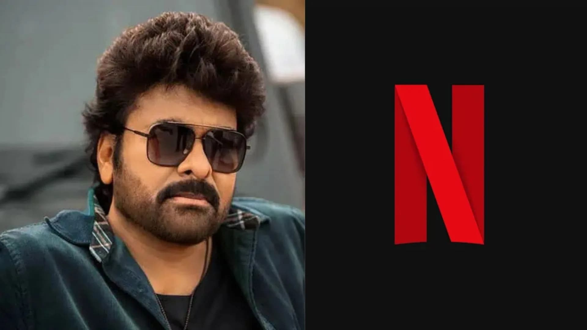 Chiranjeevi smiling at a public event, dressed in formal attire