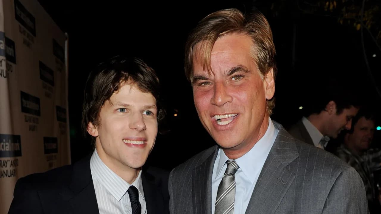 Aaron Sorkin speaking in an interview about The Social Reckoning and Jesse Eisenberg