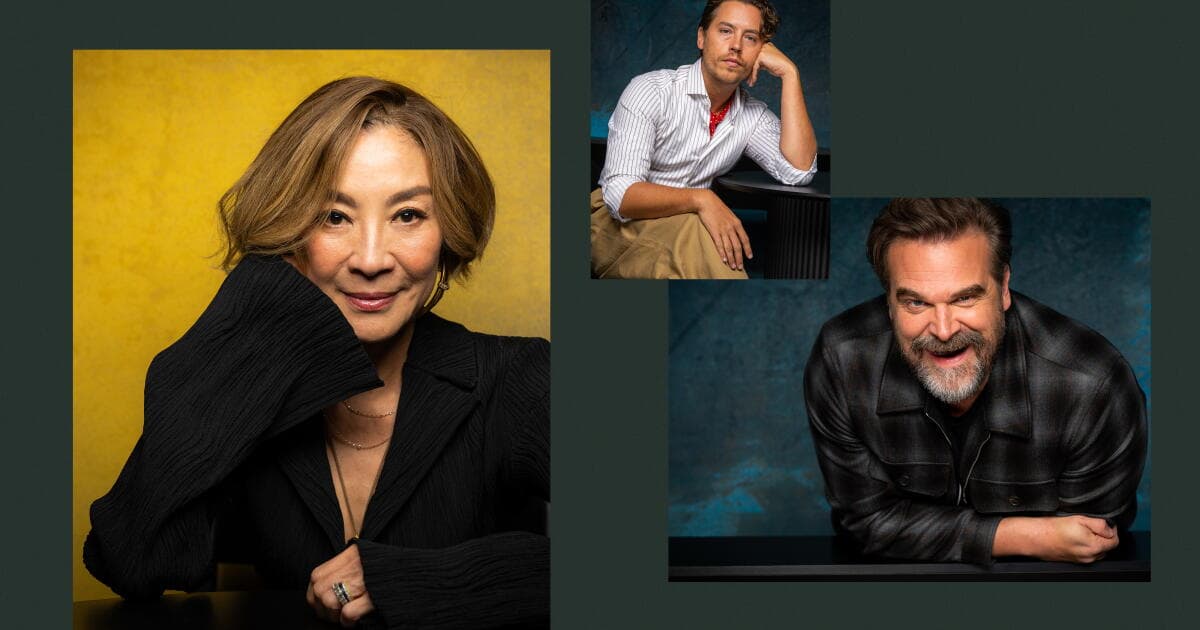 Celebrities posing for portraits at the Los Angeles Times Studio during the Toronto International Film Festival 2026