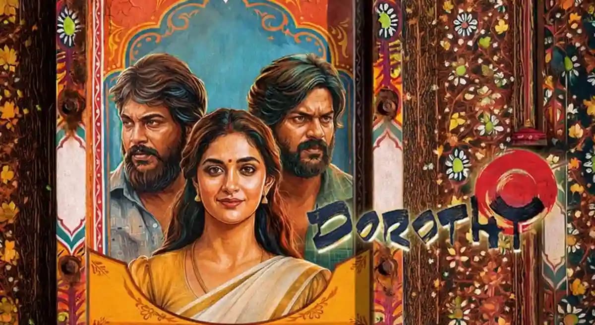 Poster of the Tamil film Dorothy featuring Keerthy Suresh and co‑stars