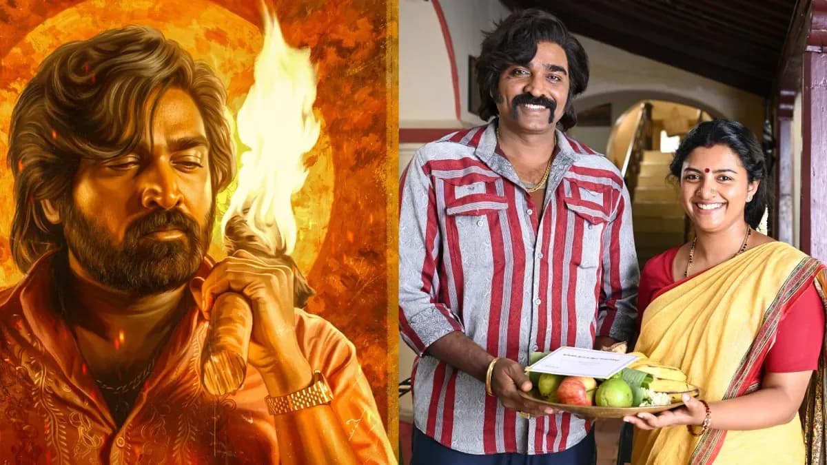 Vijay Sethupathi in a tense scene from *Baththa*