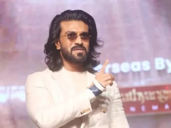 Ram Charan in a hospital setting after his wrist cast removal