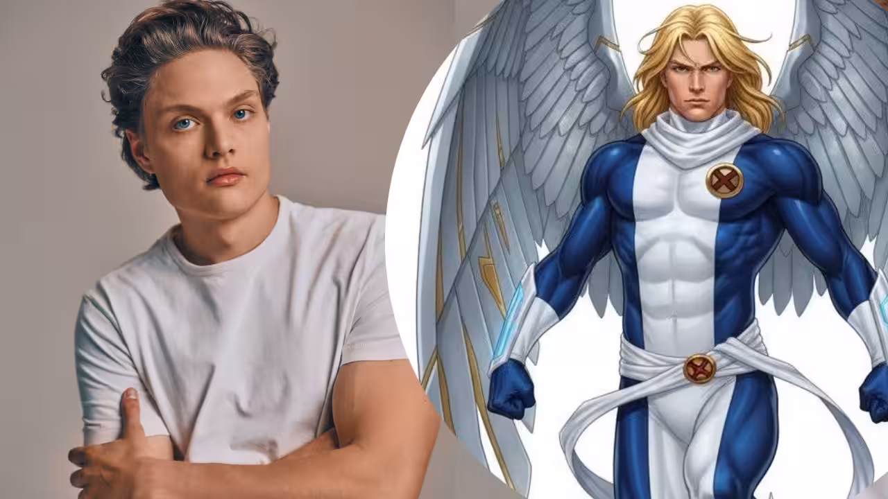 Asa Germann attends a public event, associated with his new casting as Angel in Marvel's X-Men film