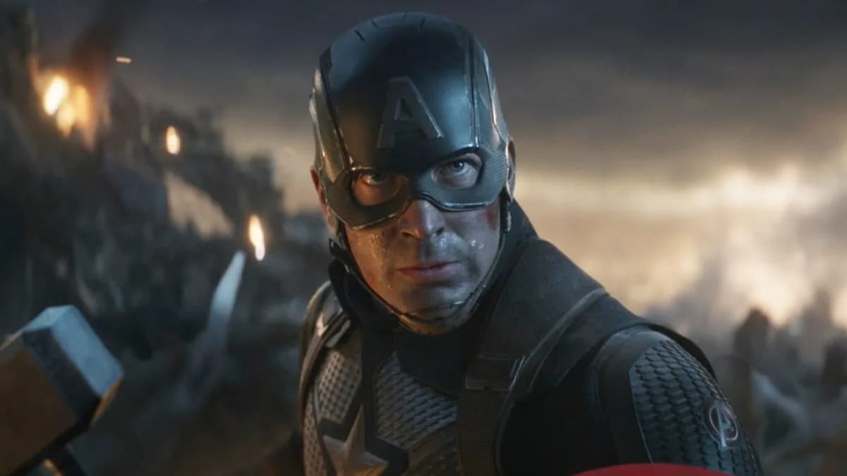 Poster of Avengers Endgame Encore displayed on a cinema screen with IMAX branding