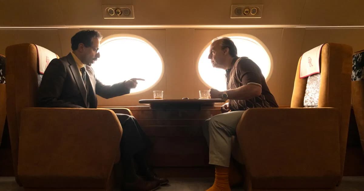 Tom Cruise in prosthetic makeup as oil tycoon Digger Rockwell in a scene from the film Digger
