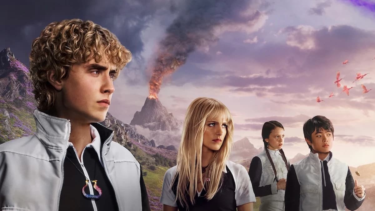 Joseph Zada as young Haymitch Abernathy standing in the arena in a trailer still from The Hunger Games: Sunrise on the Reaping.