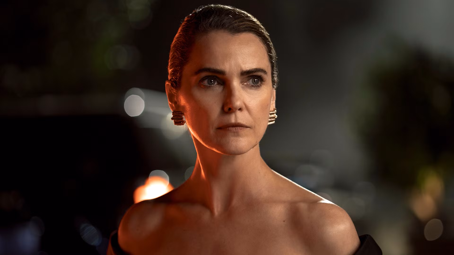 Keri Russell as Ambassador Kate Wyler in a promotional image for Netflix's The Diplomat