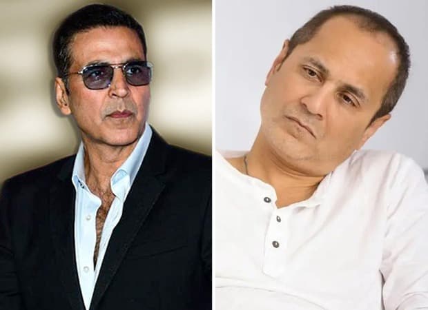 A helicopter on a film set in London used for a sequence in Akshay Kumar's Samuk