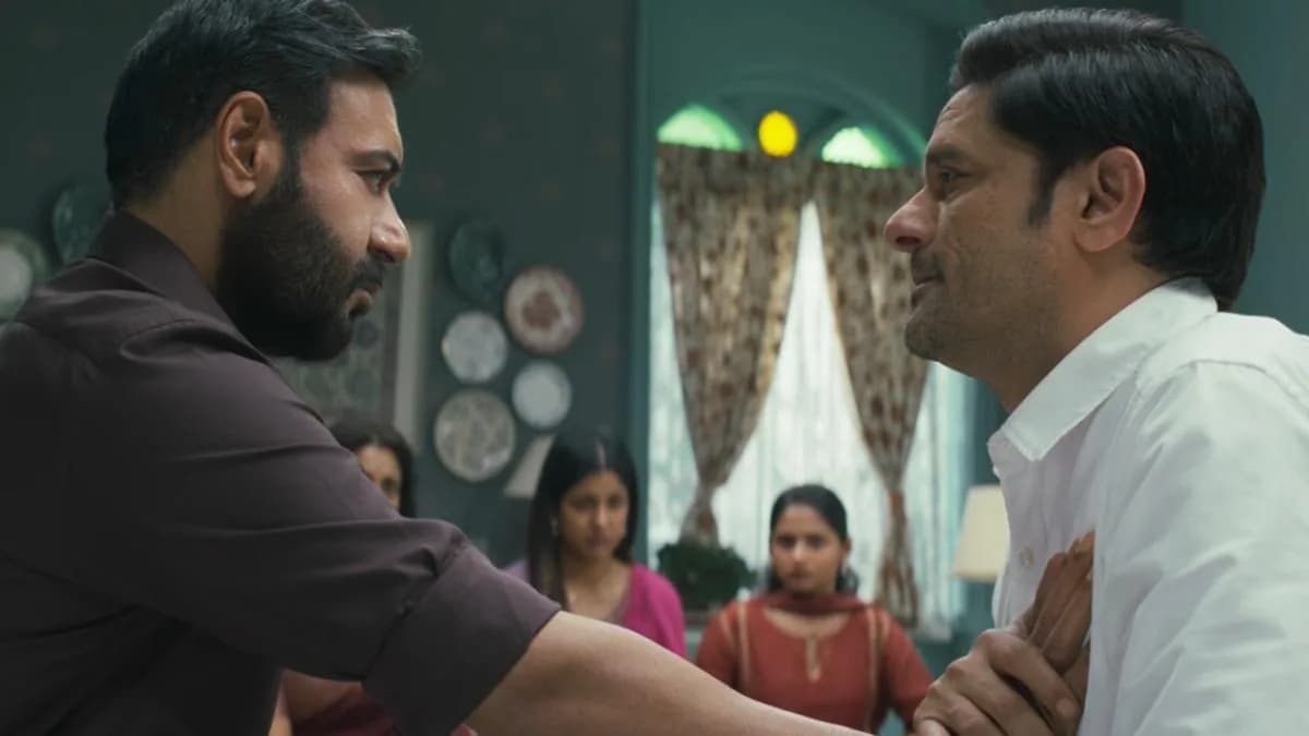 Ajay Devgn as Vijay Salgaonkar in 'Drishyam: The Conclusion'