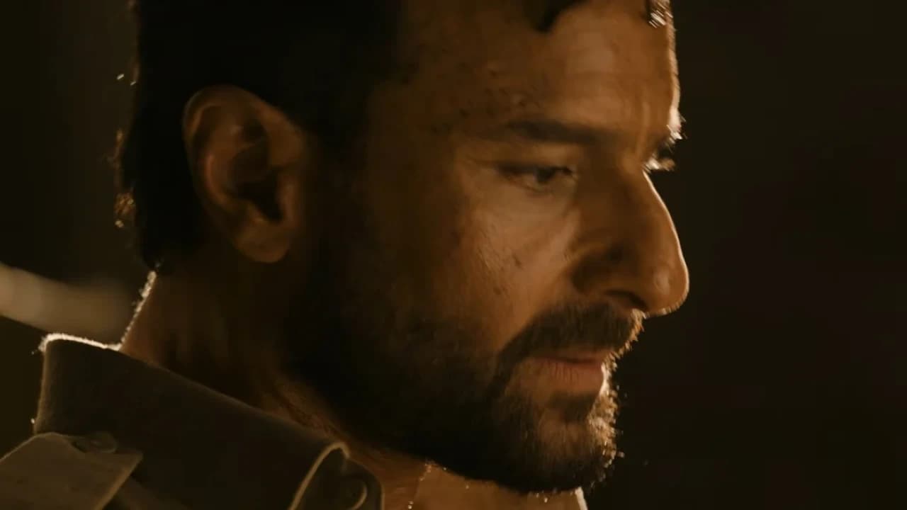 Saif Ali Khan in a promotional still from the film Haiwaan
