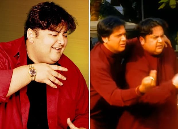 Adnan Sami during a television interview discussing his music career