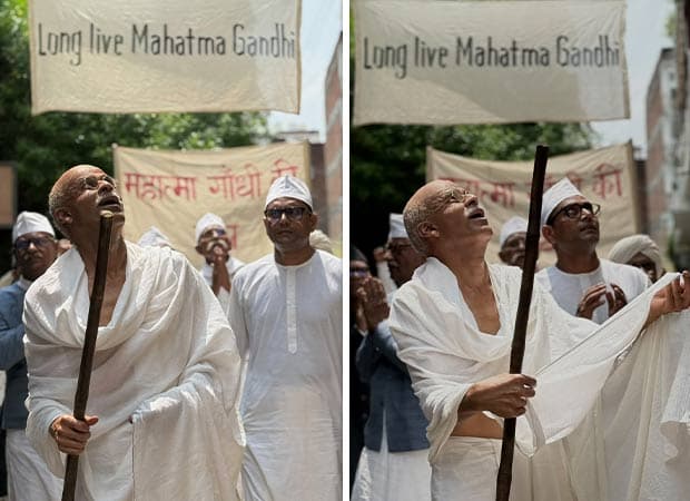 Manoj Bajpayee's first-look image in transformation as Mahatma Gandhi for Sudhir Mishra's upcoming film