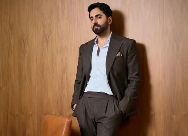 Ayushmann Khurrana in a promotional still for Udta Teer, dressed as a spy character