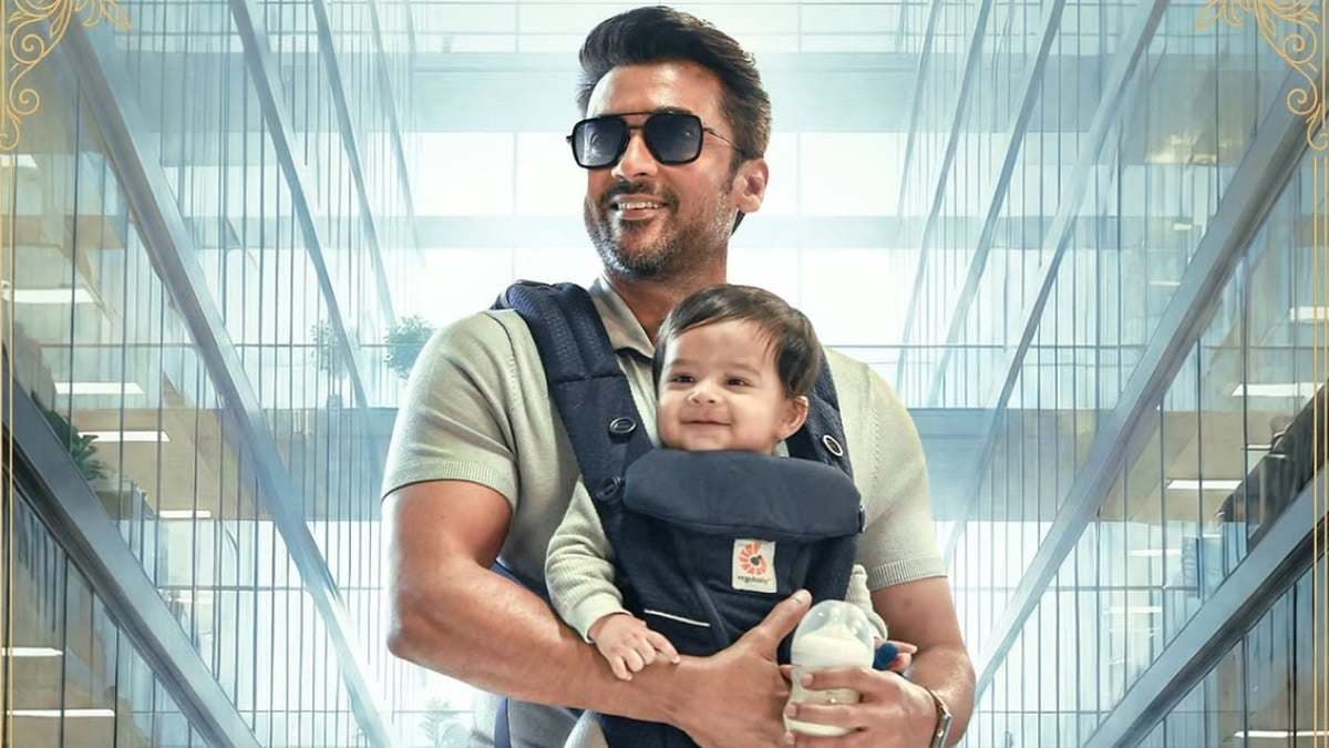 Suriya and Mamitha Baiju in a promotional still from Vishwanath And Sons