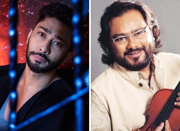 Ismail Darbar and Zaid Darbar together during the making of the song Main Pyaar Hoon Tera