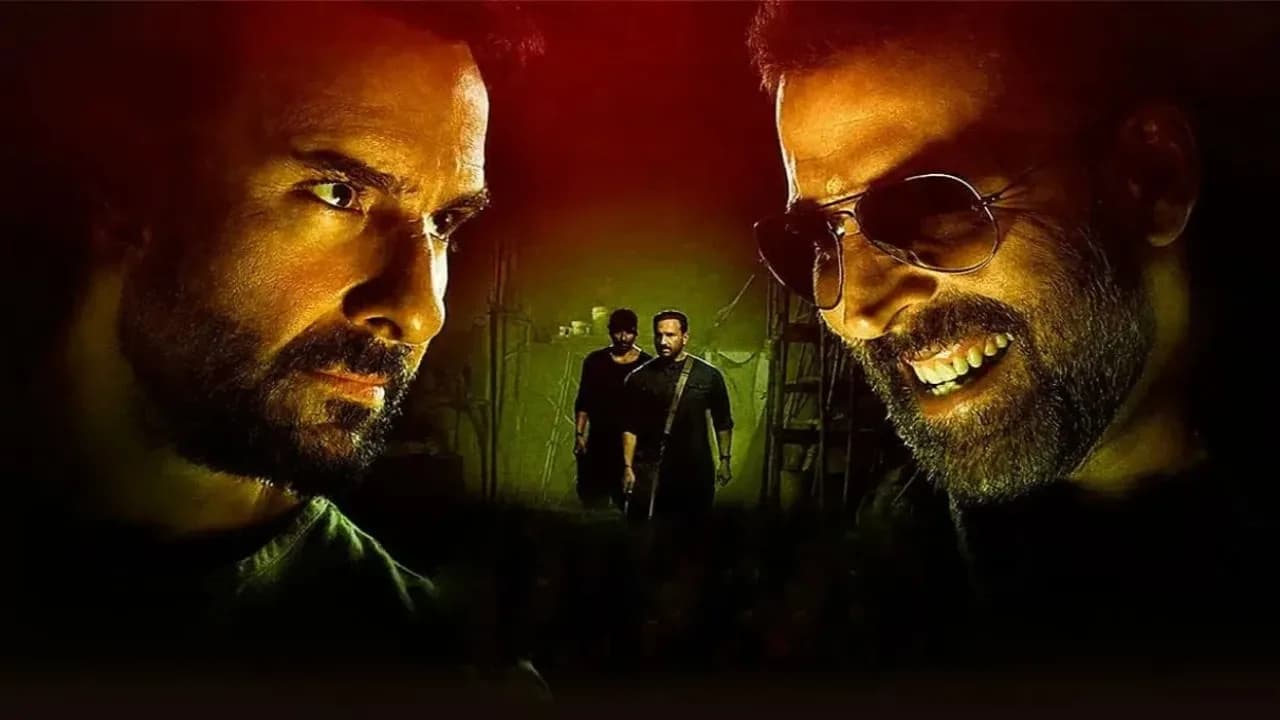 Poster of Haiwaan featuring Akshay Kumar and Saif Ali Khan