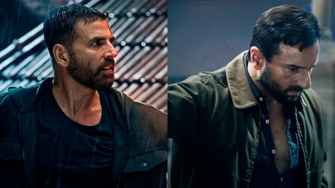 Poster or still from the film Haiwaan featuring Akshay Kumar and Saif Ali Khan