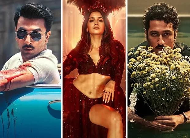 Poster of Love & War featuring Ranbir Kapoor, Alia Bhatt and Vicky Kaushal