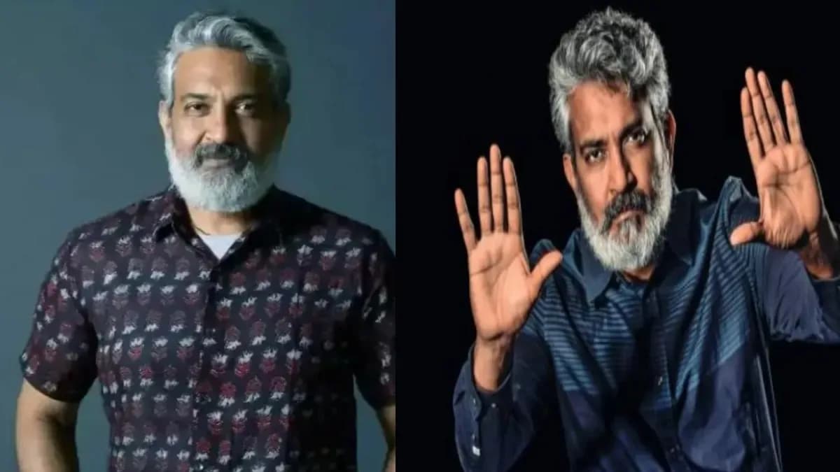 SS Rajamouli in a promotional photo marking 25 years since his 2001 directorial debut Student No. 1.