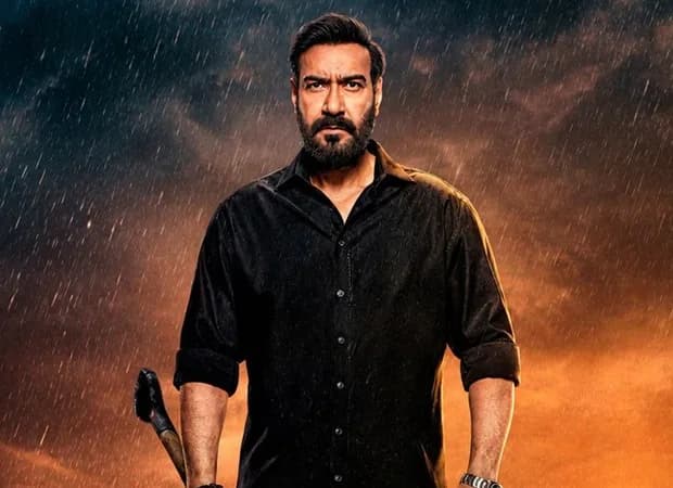 Ajay Devgn in a tense scene from Drishyam: The Conclusion