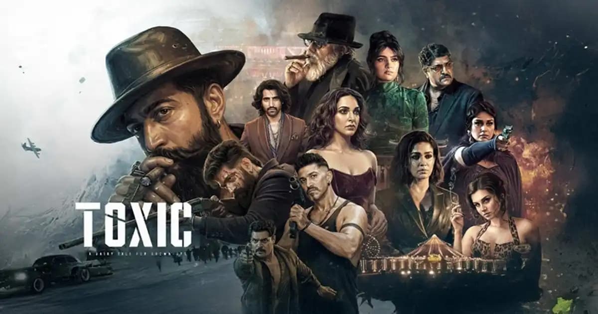 Yash in a still from Toxic: A Fairytale for Grown-Ups