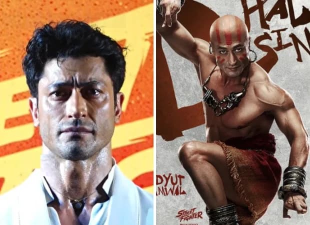 Vidyut Jammwal standing at a stage, eyes closed, tears rolling down his cheeks as he holds his breath during a live event.