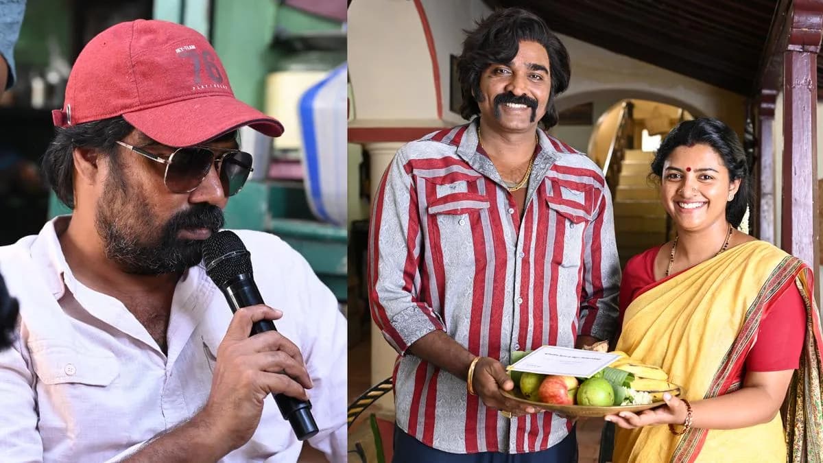 Vijay Sethupathi in period costume as the gangster Baththa, promotional still from the film
