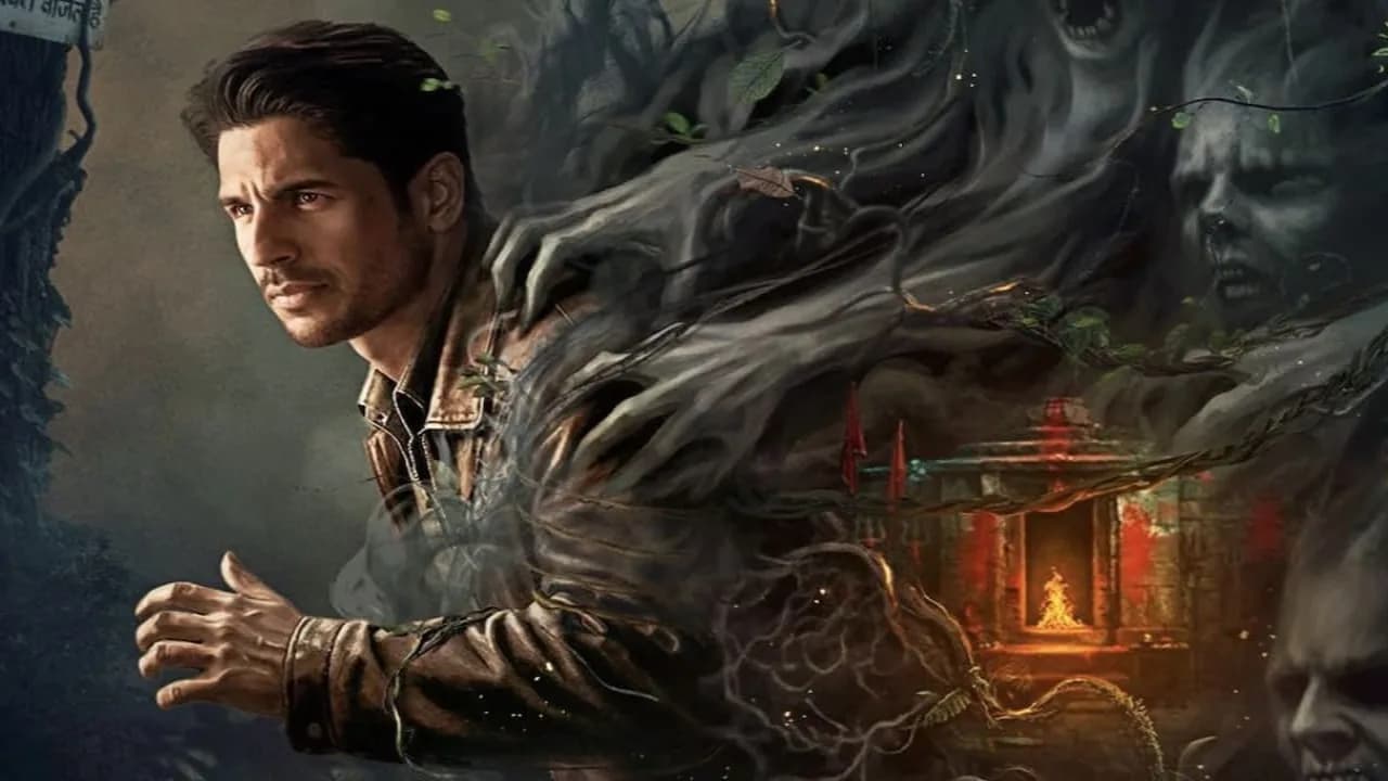 Poster of Vvaan featuring Sidharth Malhotra and Tamannaah Bhatia against a Chhath festival backdrop